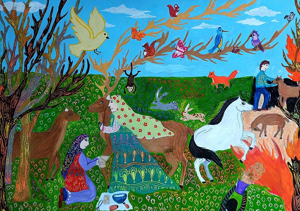 ۸ کودک ایرانی برنده جایزه جهانی نقاشی محیط‌زیست ژاپن شدند%