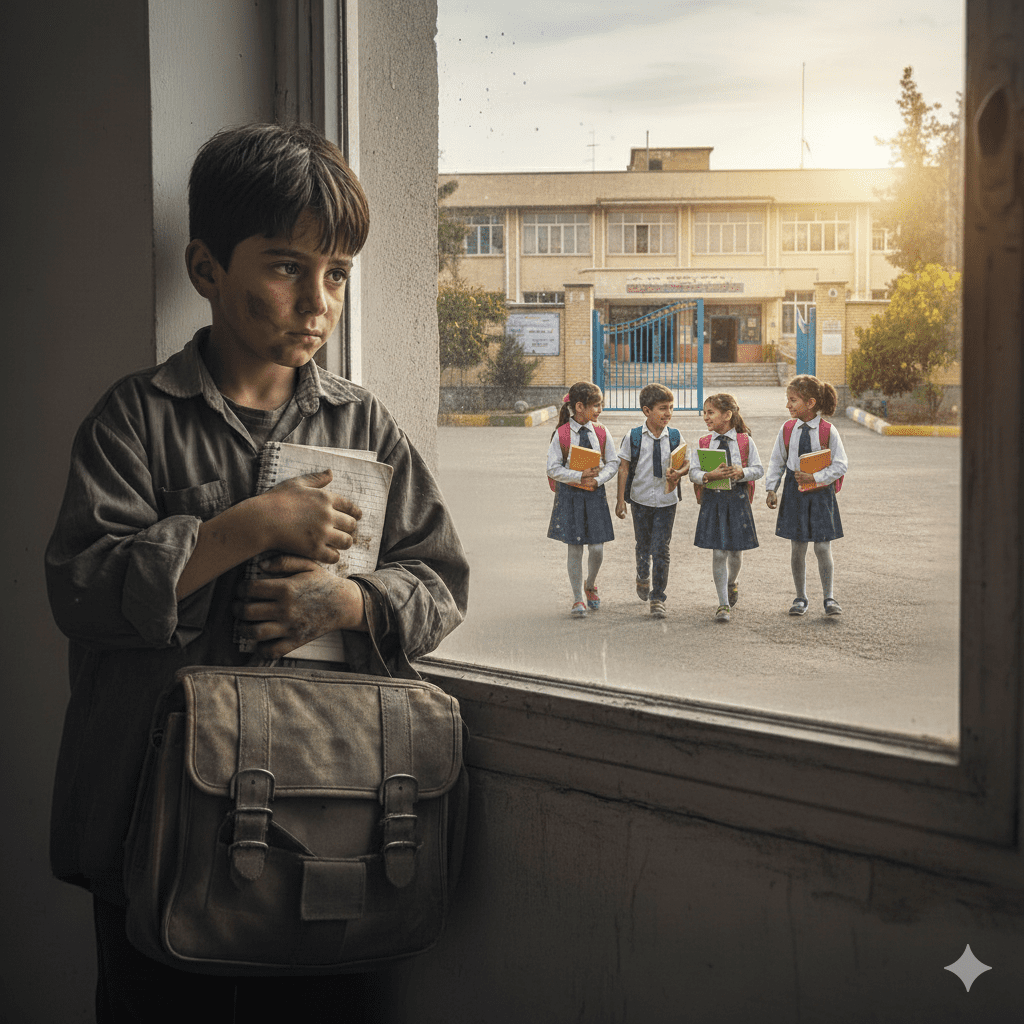 بازگشت به مدرسه، رؤیای دست‌نیافتنی کودکان کار: موانع و تلاش‌ها برای آموزش