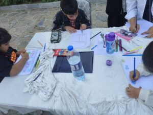 کارگاه نقاشی جاذبه های گردشگری کردستان ویژه کودکان%