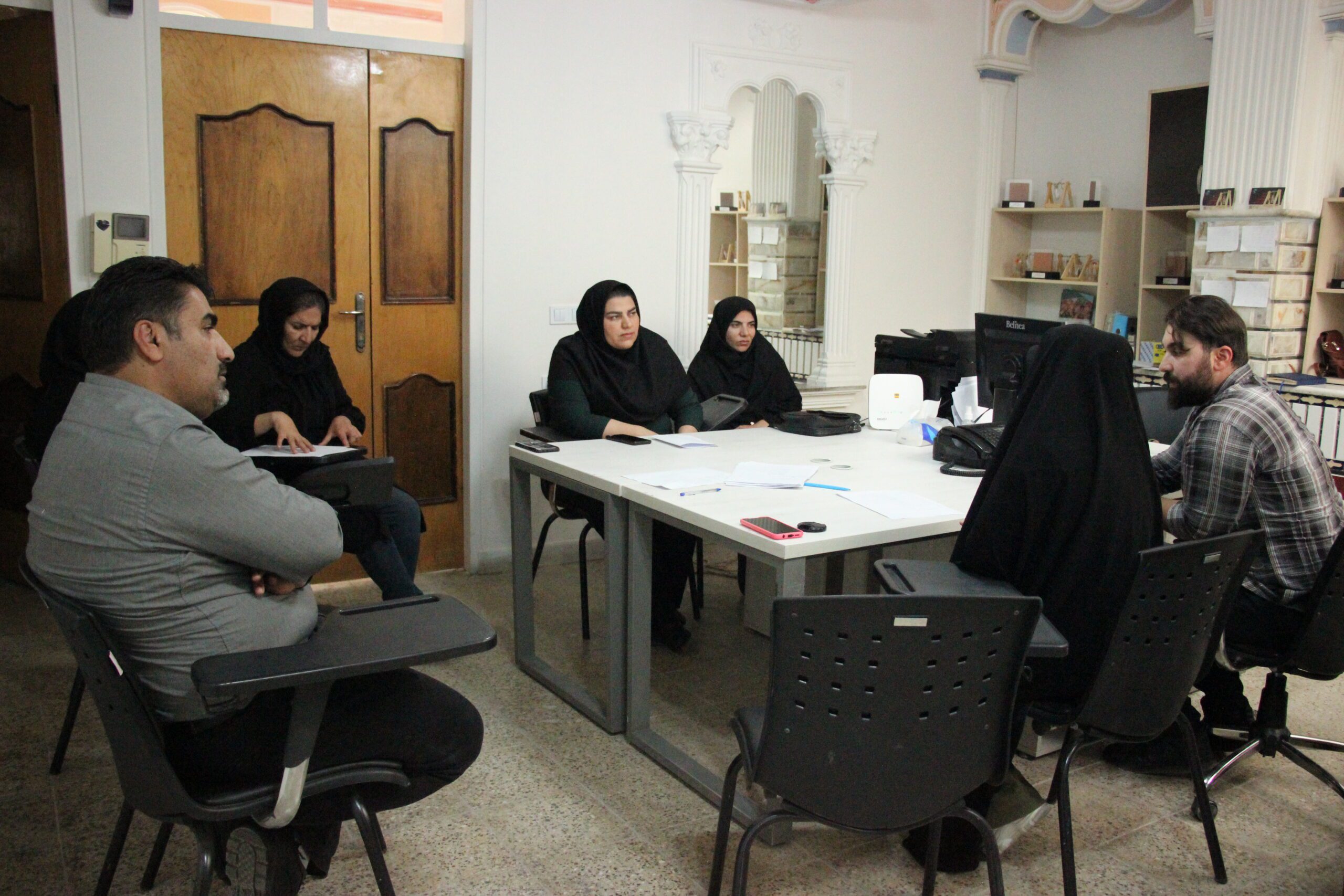 جلسه هم اندیشی و هم افزایی میز کودکیار استان کهگیلویه وبویراحمد با موسسه مردم نهاد ارفک%