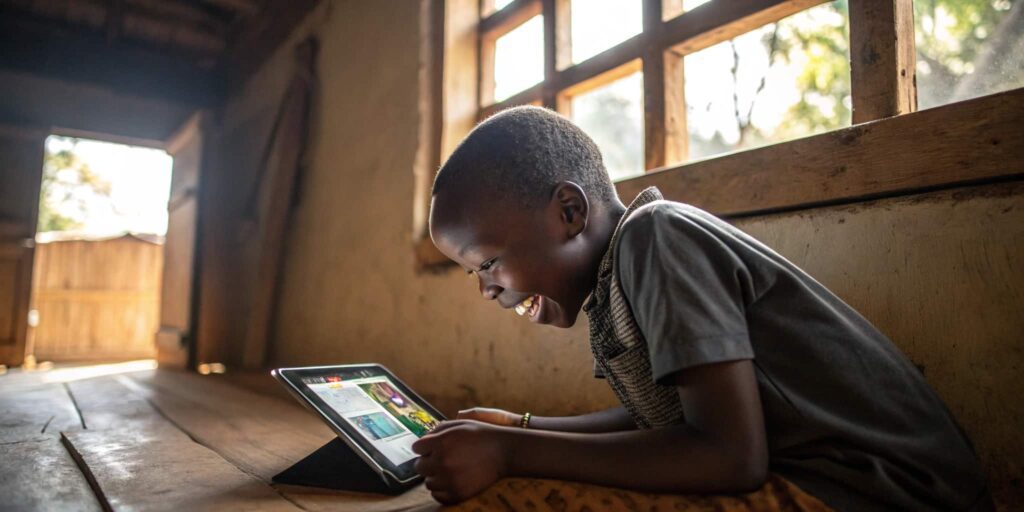 سرمایهگذاری روی تکنولوژی و پلتفرمهای آنلاین برای آموزش کودکان محروم