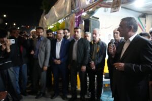 حضور استاندار در جمع دانش‌آموزان به مناسبت گرامیداشت شهیده «نگار قلی‌پور»%