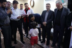 کودکان بی سرپرست ارومیه میزبان مدیرعامل هلال احمر آذربایجان‌غربی%